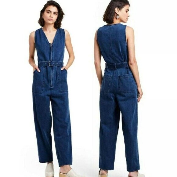 Rachel Comey Pants - Rachel Comey x Target 100% Cotton Denim Straight Leg Jumpsuit